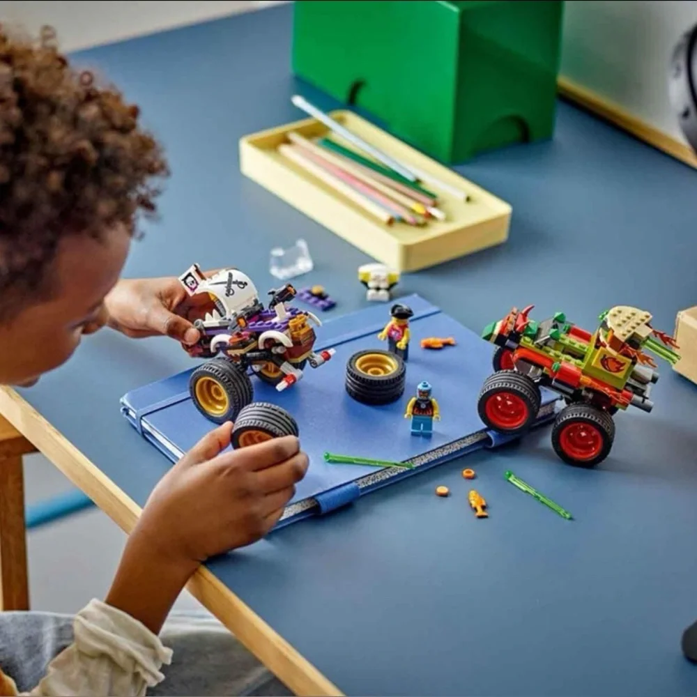 LEGO City Monster Truck RaceToy Car Building Set,Contains 301 pieces.